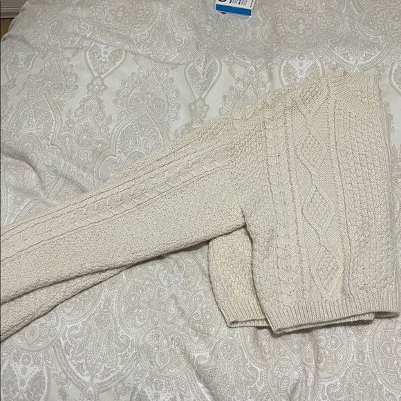 Dawes Cream Cable Knit Cardigan - Picture 8 of 9